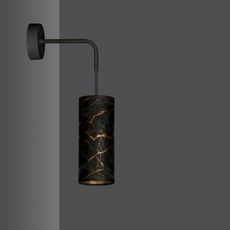 Karli black marble pendant wall lamp with shades Emibig