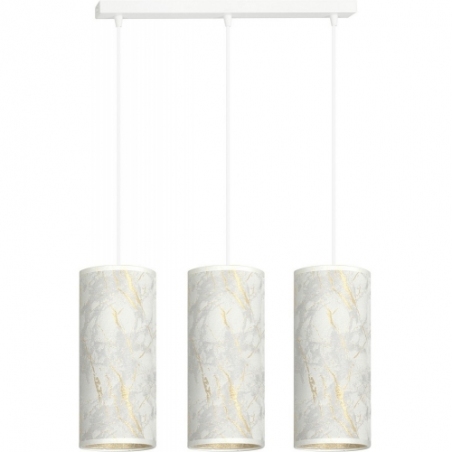Karli III white marble pendant lamp Emibig