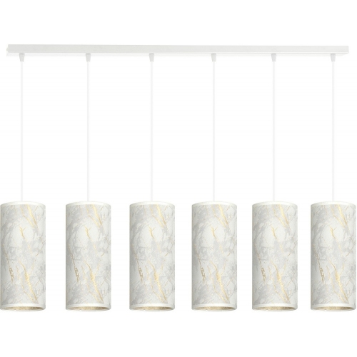 Karli VI white marble pendant lamp Emibig