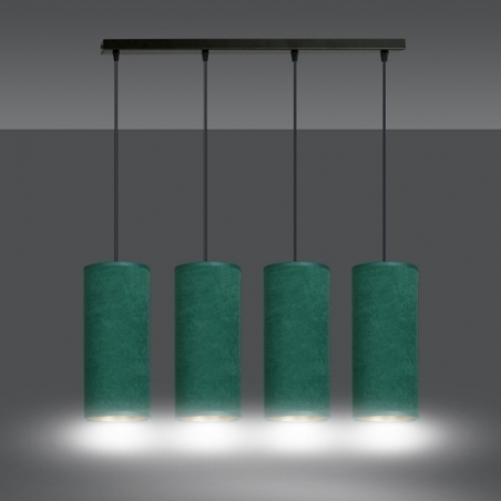 Bente IV green tubes pendant lamp Emibig