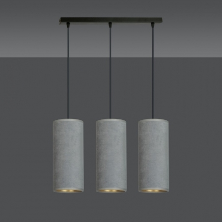 Bente III grey tubes pendant lamp Emibig