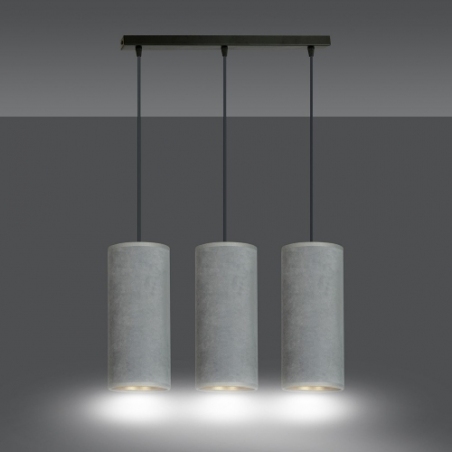 Bente III grey tubes pendant lamp Emibig