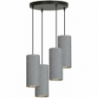 Bente Premium IV grey pendant lamp with shades Emibig