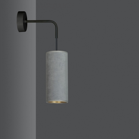 Bente grey pendant wall lamp with shades Emibig