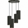 Bente Premium IV black pendant lamp with shades Emibig