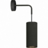 Bente black pendant wall lamp with shades Emibig
