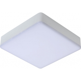 CERES 21 LED white square ceiling lamp Lucide