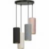 Bente Premium III multi colour pendant lamp with shades Emibig