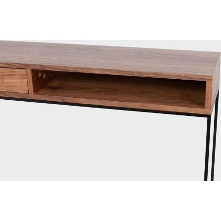 Stam 30 walnut console table with drawer Nordifra