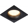 Ziva LED black square recessed spotlight Lucide