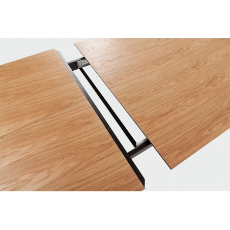 Bord 160x90 natural oak veneer extending dining table Nordifra