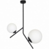 Gallia 50 white&amp;black glass balls semi flush ceiling light Aldex