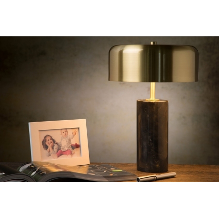 Mirasol black brass table lamp Lucide