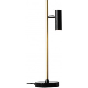 Trevo black&amp;brass desk lamp Aldex