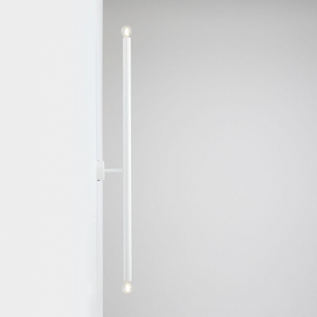 Tubo L white designer wall lamp Aldex