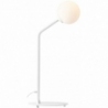 Pure White glass ball table lamp Aldex