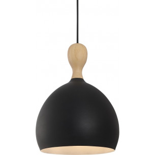 Dueodde 24 black&amp;wood scandinavian pendant lamp HaloDesign