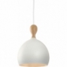 Dueodde 18 white&amp;wood scandinavian pendant lamp HaloDesign