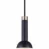 Lampa wisząca designerska Torch 8 czarna HaloDesign do salonu, kuchni i jadalni