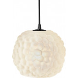 Grape 20cm opal glass ball pendant lamp HaloDesign