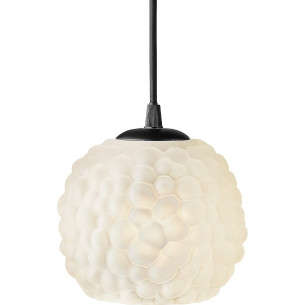 Designerska Lampa wisząca szklana kula dekoracyjna Grape 15cm opal HaloDesign do salonu, kuchni i jadalni