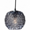 Designerska Lampa wisząca szklana kula dekoracyjna Grape 20cm szkło dymione HaloDesign do salonu, kuchni i jadalni
