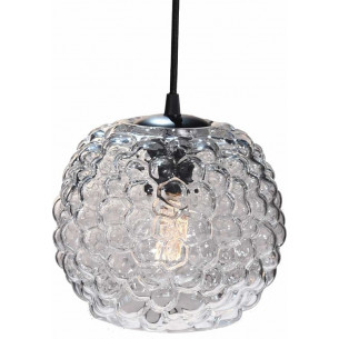 Grape 20cm transparent glass ball pendant lamp HaloDesign