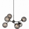 Atom Large VI black&amp;smoked glass balls pendant lamp HaloDesign