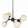 Designerska Lampa wisząca szklane kule Atom Mini VI czarny/opal HaloDesign do salonu, kuchni i jadalni