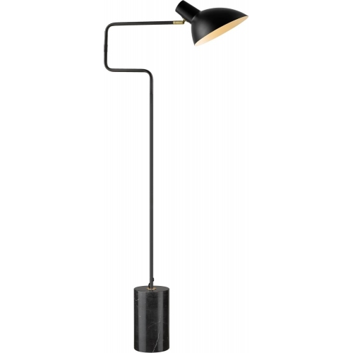 Metropole Deluxe black Swingarm floor lamp HaloDesign