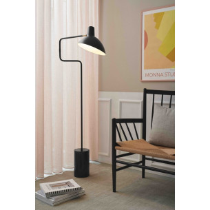 Metropole Deluxe black Swingarm floor lamp HaloDesign