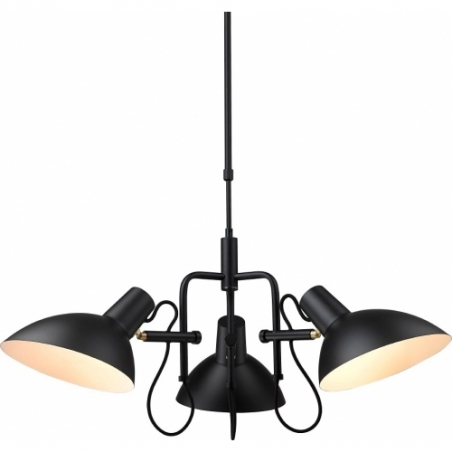 Metropole 73cm black designer pendant lamp HaloDesign