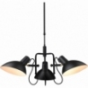 Lampa wisząca designerska Metropole 73cm czarna HaloDesign do salonu, kuchni i jadalni