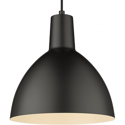 Designerska Lampa wisząca loft Metropole 25cm czarna HaloDesign do salonu, kuchni i jadalni
