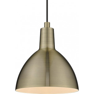 Designerska Lampa wisząca loft Metropole 25cm mosiężna HaloDesign do salonu, kuchni i jadalni