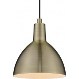 Designerska Lampa wisząca loft Metropole 25cm mosiężna HaloDesign do salonu, kuchni i jadalni