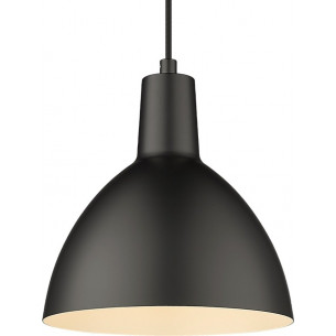 Designerska Lampa wisząca loft Metropole 20cm czarna HaloDesign do salonu, kuchni i jadalni