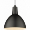 Designerska Lampa wisząca loft Metropole 20cm czarna HaloDesign do salonu, kuchni i jadalni