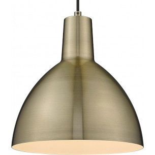 Designerska Lampa wisząca loft Metropole 20cm mosiężna HaloDesign do salonu, kuchni i jadalni