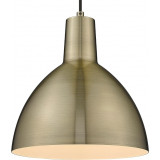 Metropole 20cm loft pendant lamp brass HaloDesign