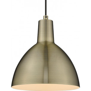 Designerska Lampa wisząca loft Metropole 15cm mosiężna HaloDesign do salonu, kuchni i jadalni