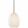 Bod 20cm white glass pendant lamp HaloDesign