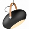 Designerska Lampa wisząca skandynawska D.C 40cm czarna HaloDesign do salonu, kuchni i jadalni