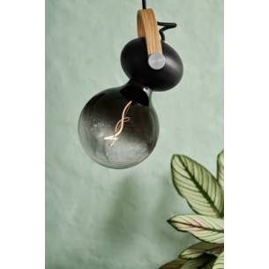 D.C black "bulb" pendant lamp HaloDesign