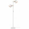 D.C white floor lamp with 2 lights HaloDesign