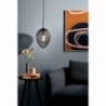 Designerska Lampa wisząca szklana Woods 25cm szkło dymione HaloDesign do salonu, kuchni i jadalni