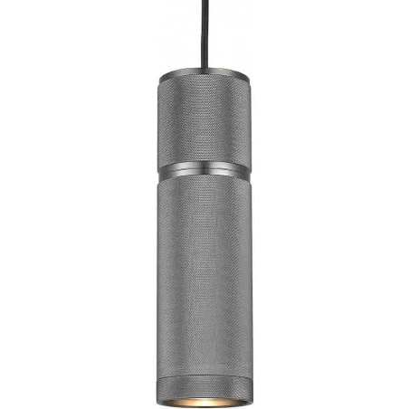 Halo 7cm metallic black loft tube pendant lamp HaloDesign
