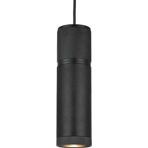 Halo 7cm black loft tube pendant lamp HaloDesign