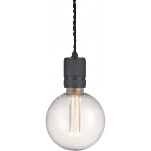 Halo matte black loft "bulb" pendant lamp HaloDesign