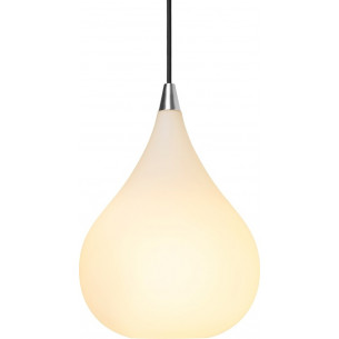 Drops 23cm white glass pendant lamp HaloDesign